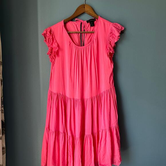 House of Harlow 1960 pink scalloped dress - Picture 1 of 5